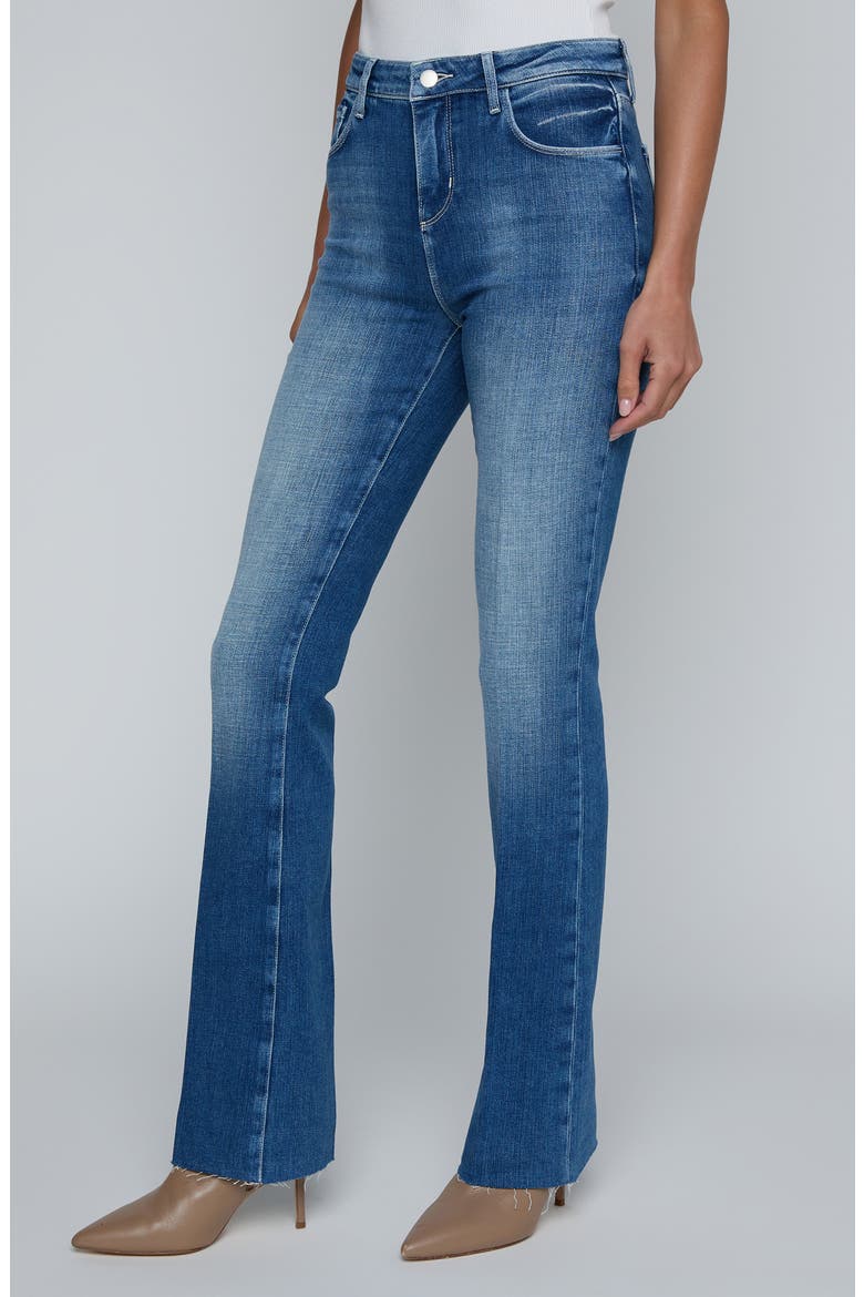 Ruth Raw Hem Straight Leg Jeans, Alternate, color, CASTRO