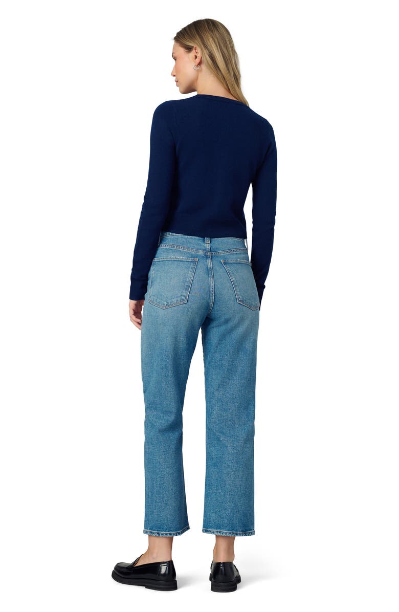 Joe's The Dani Crop Cashmere Cardigan, Alternate, color, Navy