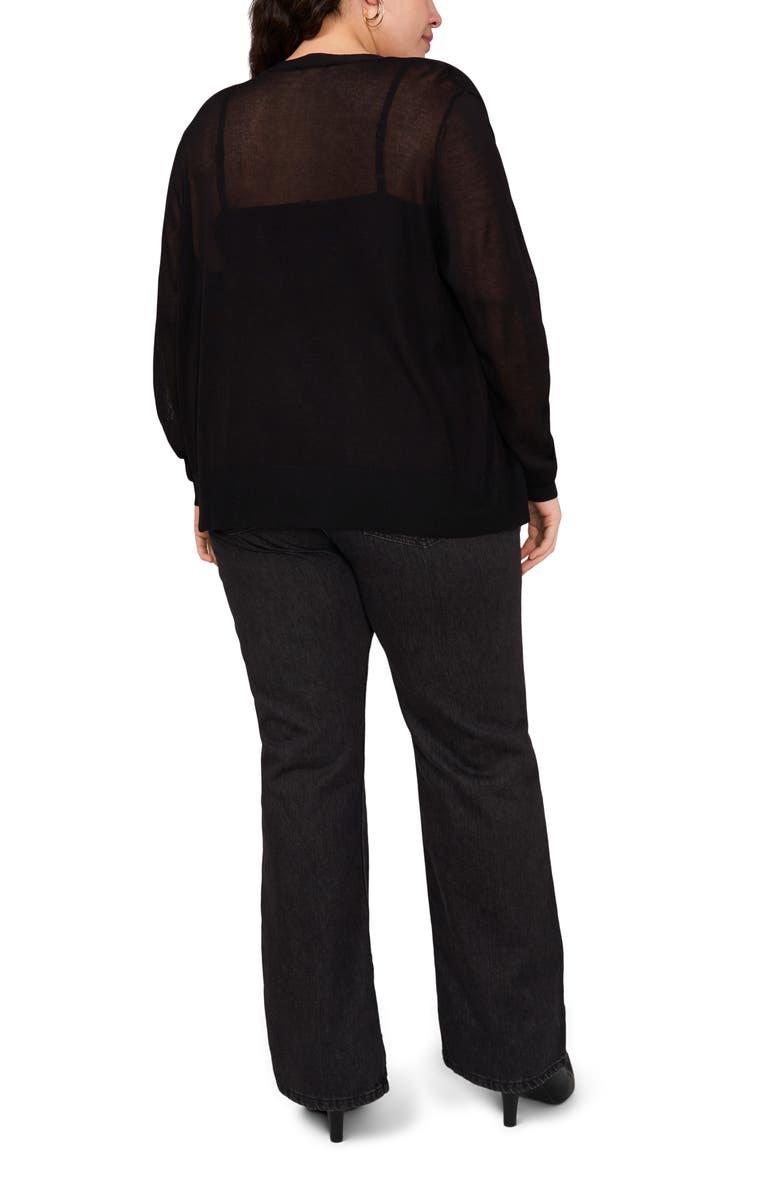 Vince Camuto Tissue Knit Cardigan, Alternate, color, 