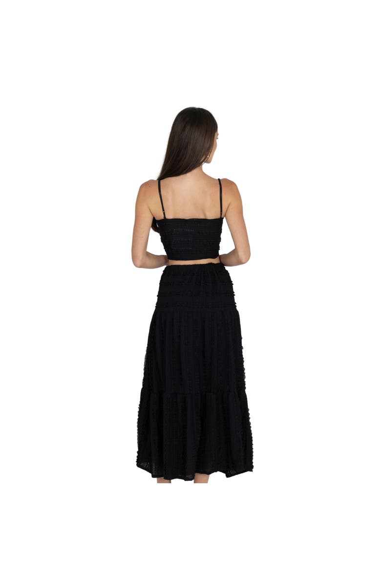 AKALIA Emma Top & Maxi Skirt Set, Alternate, color, Black