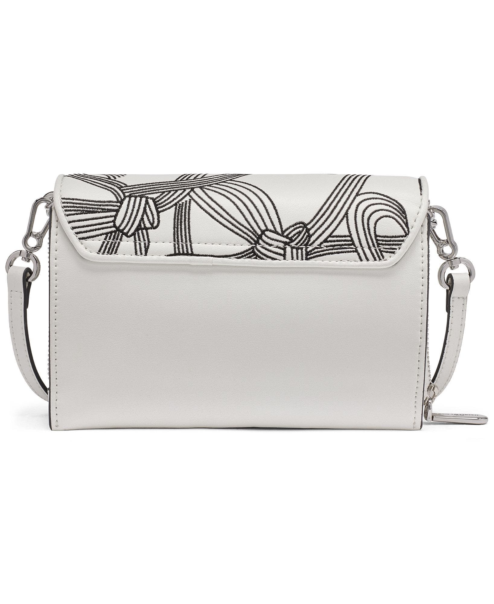 Lourdes Crossbody, Alternate, color, White/Black Print