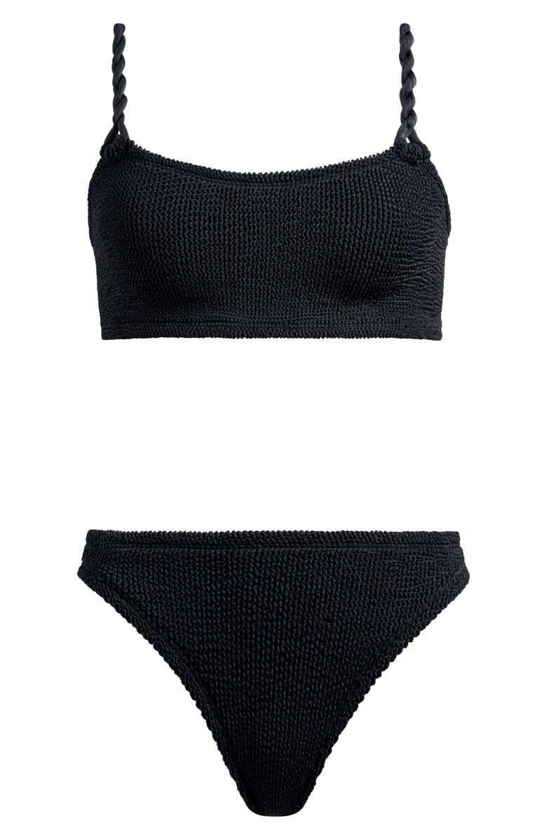 Hunza G Phoebe Textured Two-Piece Swimsuit, Main, color,