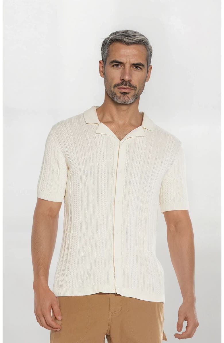 Ledger & Ford Huntington Shirt, Main, color, Cream