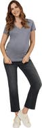 MOTHERHOOD MATERNITY Secret Fit Over the Belly Slim Straight Leg Jeans