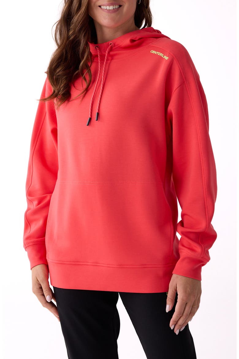 Après Women's Hooded Sweatshirt, Main, color, Sunset Coral