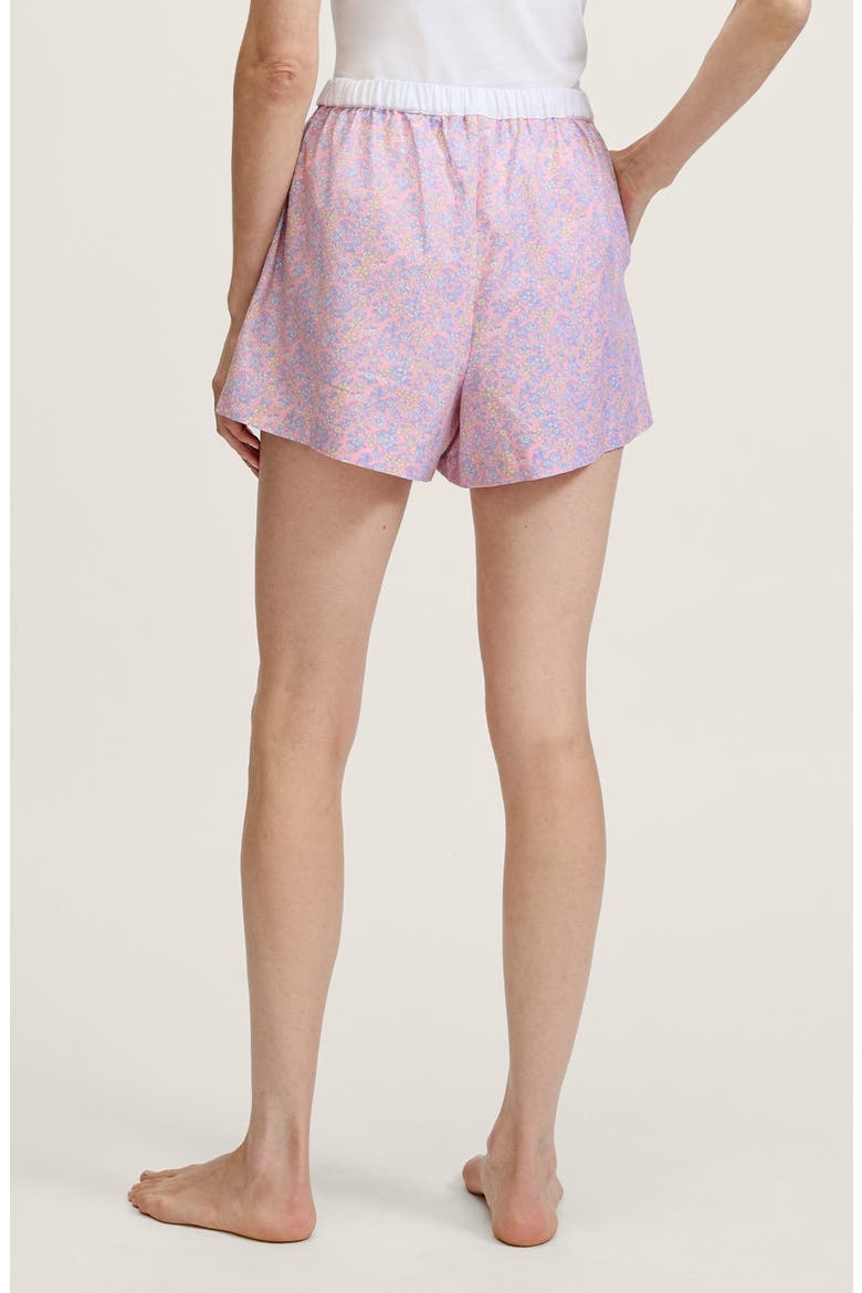 Cotton Pajama Shorts, Alternate, color, PINK
