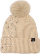 Nanette Lepore Stud Pom Beanie