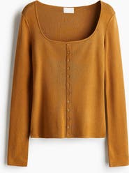 H&M Square-neck Top