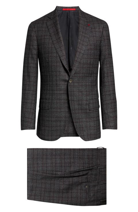 Delain Over Check Wool Suit
