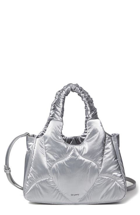 Half Moroccan Quilted Convertible Top Handle Bag