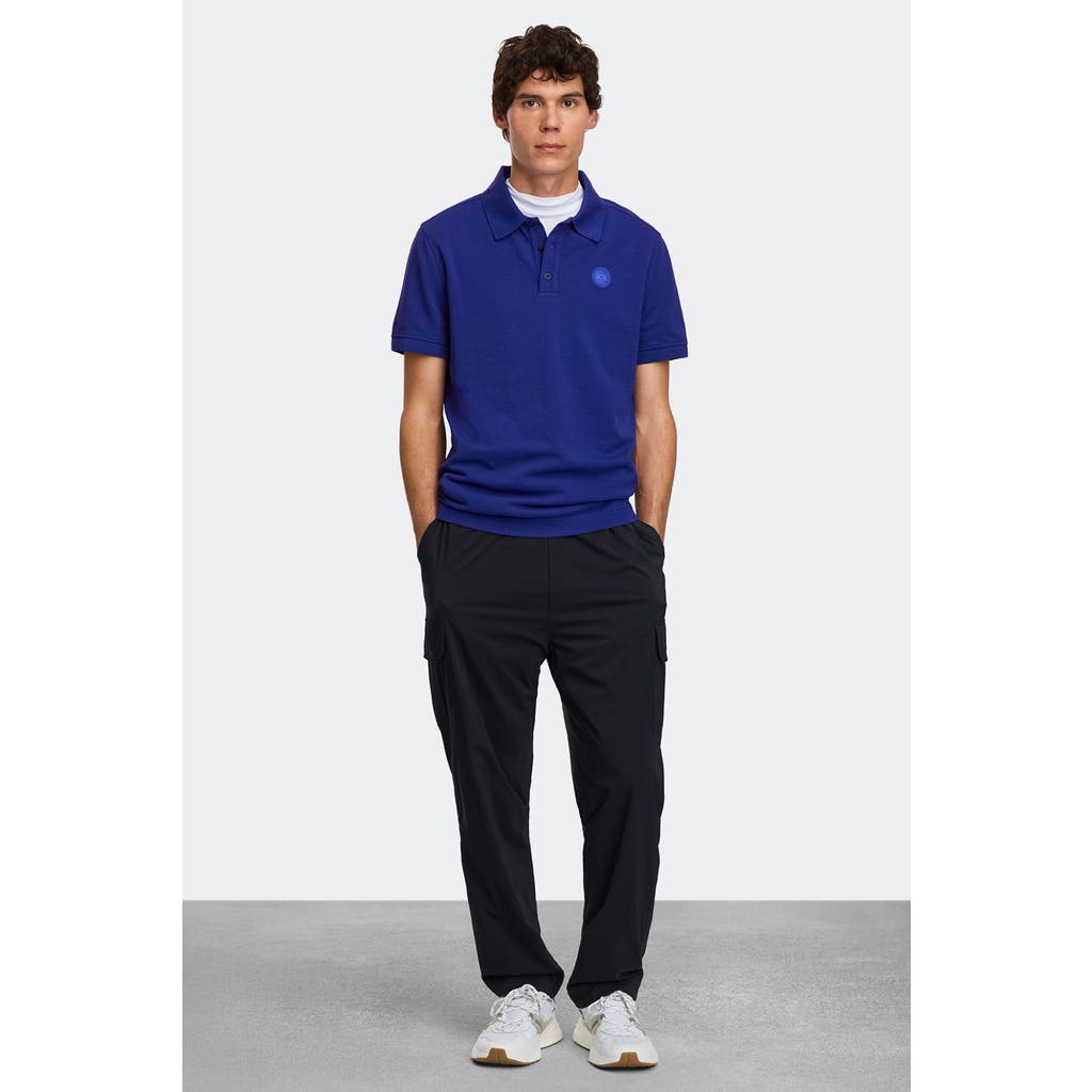 Canada Goose Beckley Polo Tonal Label In Blue