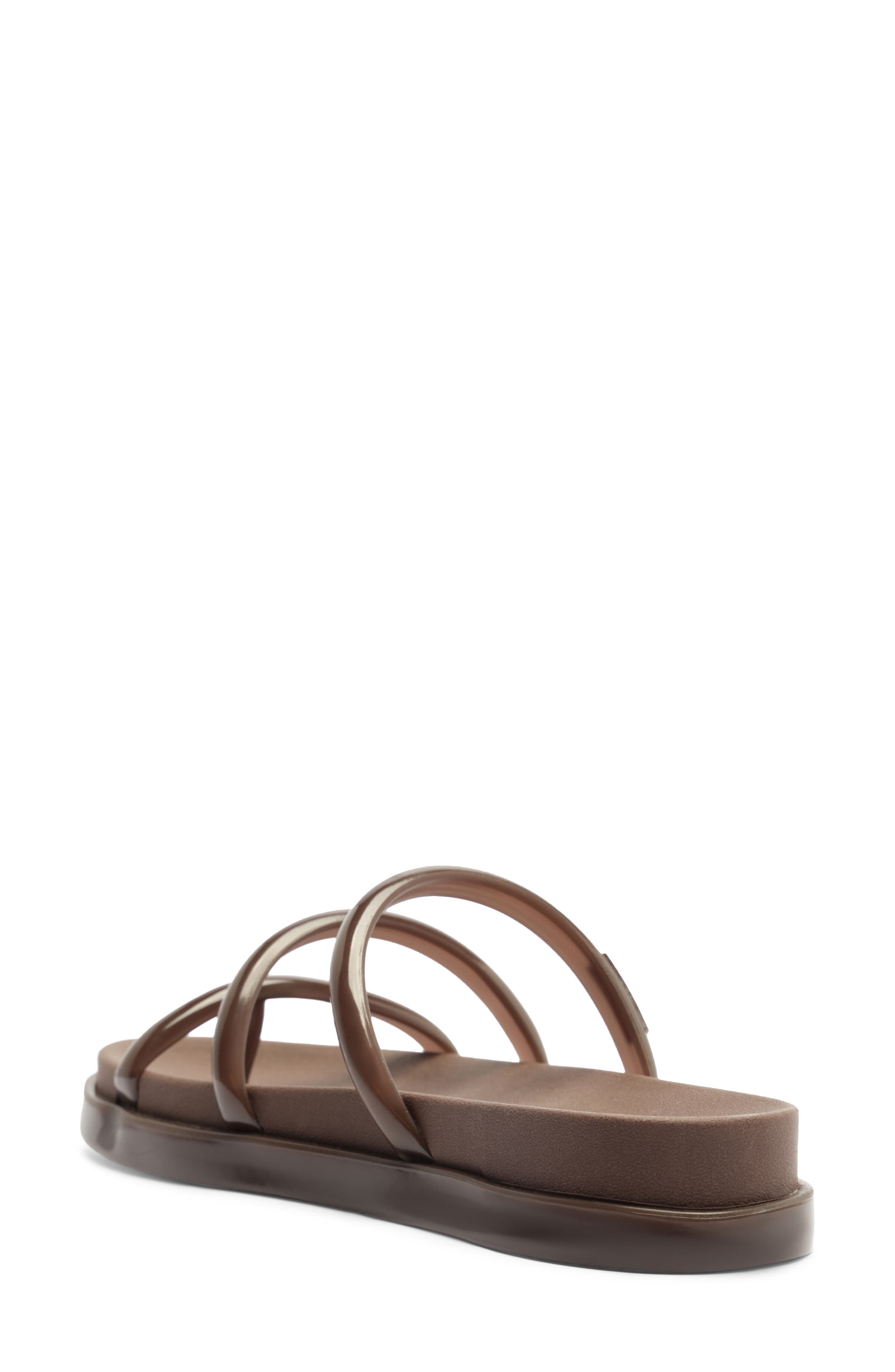Schutz Polly Sporty Platform Sandal, Alternate, color, Marrom Chocolate Bar