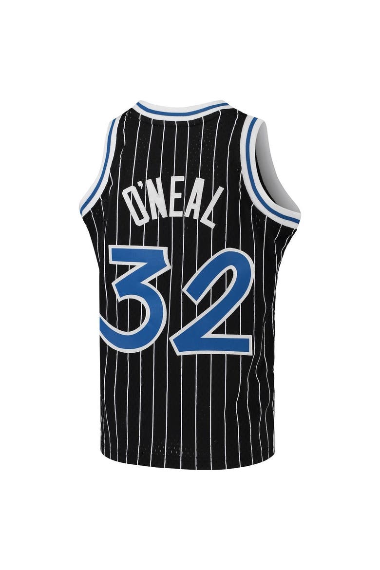 Youth Mitchell & Ness Shaquille O'Neal Black Orlando Magic 1994-95 Hardwood Classics Swingman Throwback Jersey, Alternate, color, BLACK