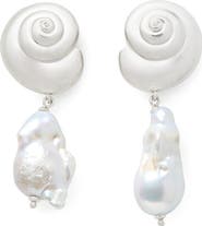 Kate Spade New York freshwater pearl drop earrings