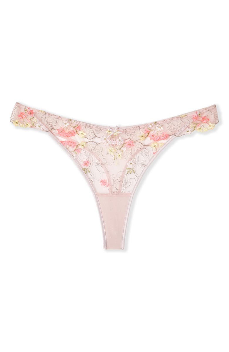 Etam Petunia Thong, Alternate, color, Dark Purple