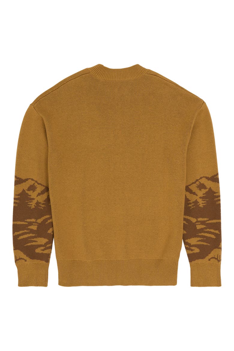x Coors® Intarsia Cotton Blend Crewneck Sweater, Alternate, color, DIJON