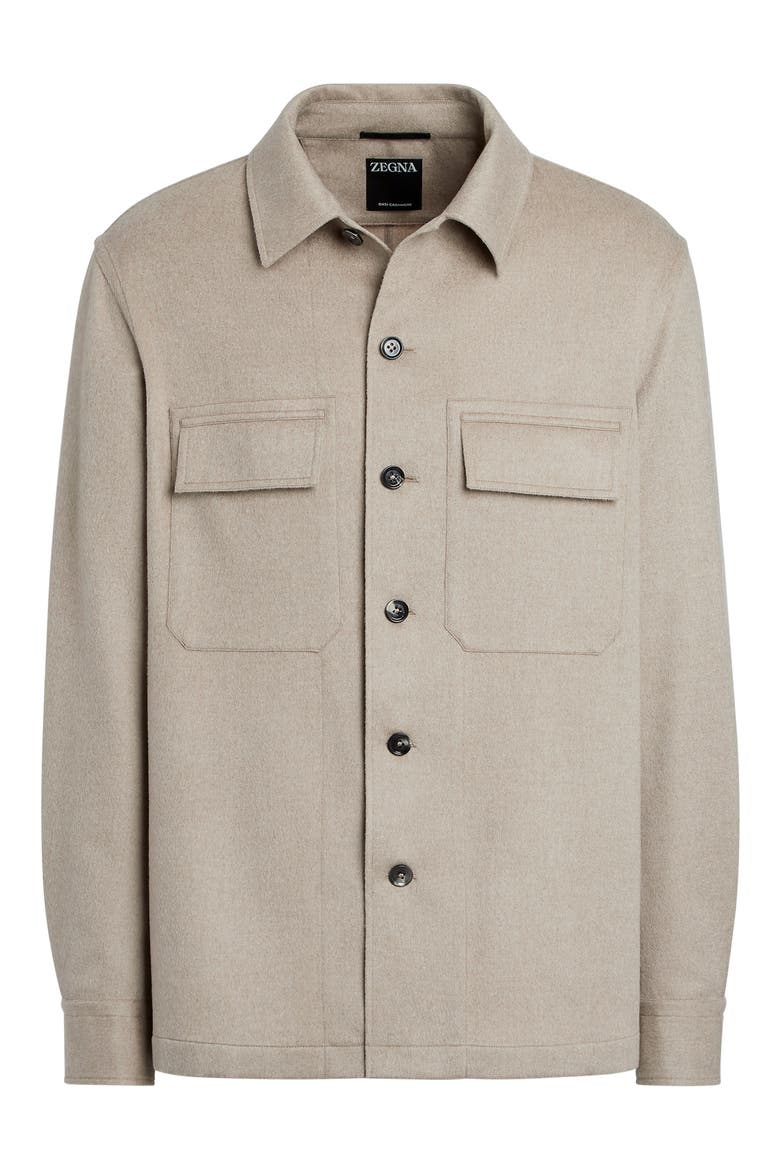 Oasi Cashmere Overshirt, Alternate, color, BEIGE