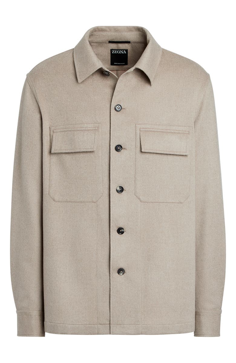 ZEGNA Oasi Cashmere Overshirt, Alternate, color, 