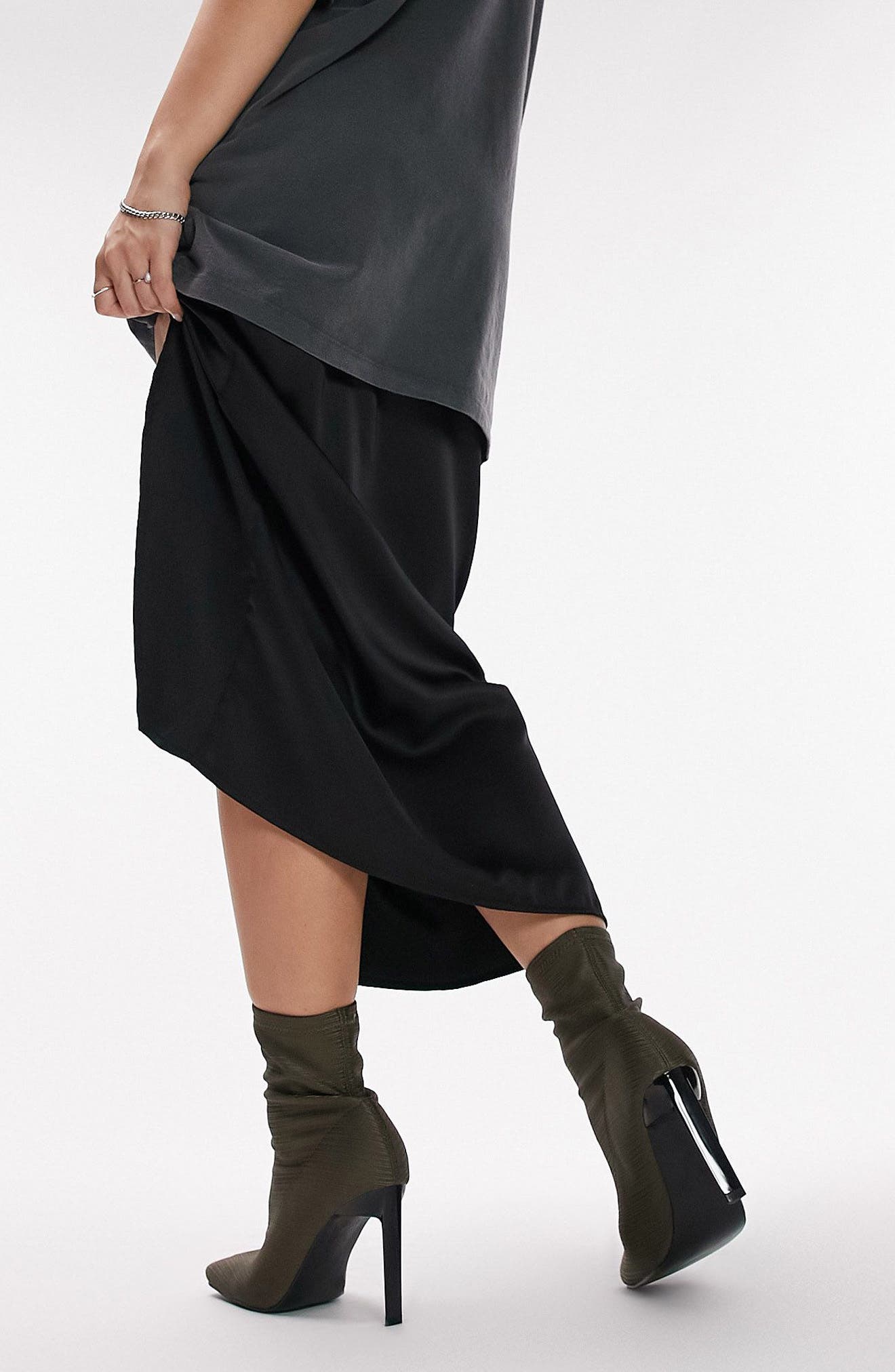 Topshop Tia Square Toe Boot - Wide Width (Women) | Nordstromrack