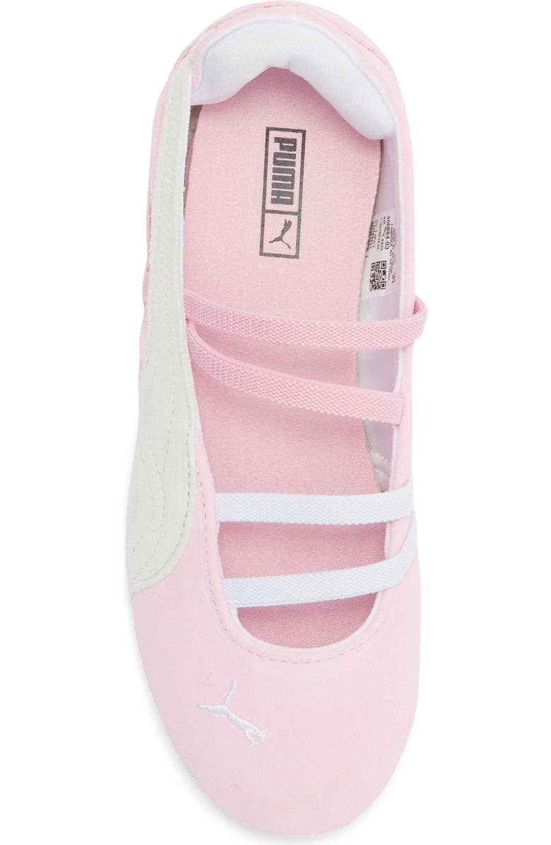 PUMA Kids' Speedcat Ballet Sneaker, Alternate, color, Pink Shimmer/ Puma White