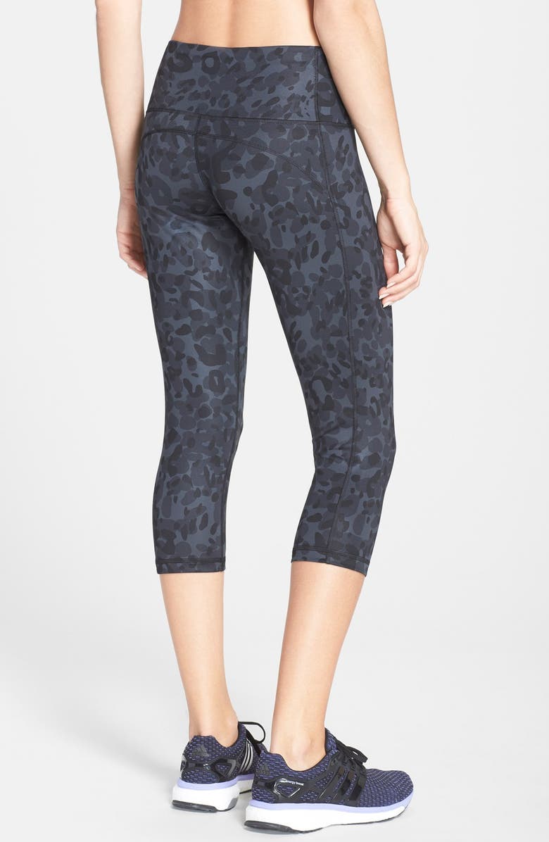 adidas Animal Print Capris, Alternate, color, 