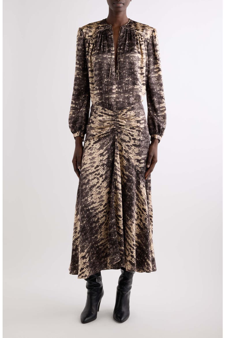 Laraya Silk Top, Alternate, color, BEIGE