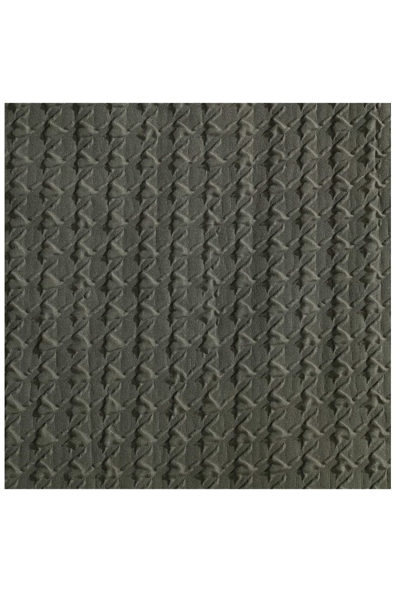 Houndstooth Embossed Comforter Set, Alternate, color, GREEN
