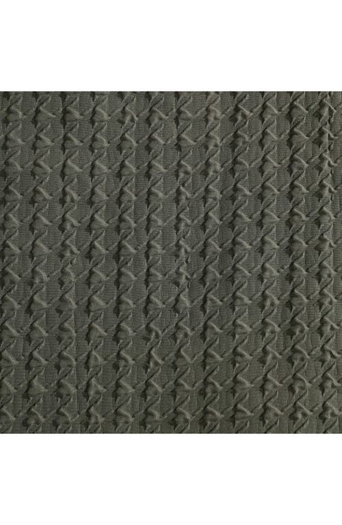 Kenneth Cole New York Houndstooth Embossed Comforter Set In Green