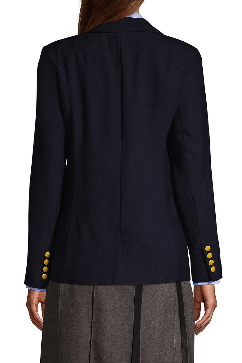 School Uniform  Hopsack Blazer, Alternate, color, Deep Navy