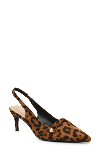 NICOLE MILLER NICOLE MILLER POINTED TOE SLINGBACK PUMP