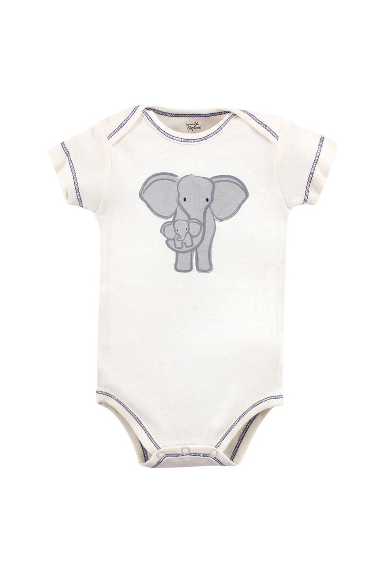 Organic Cotton Infant One-Pieces, Alternate, color, Elephant