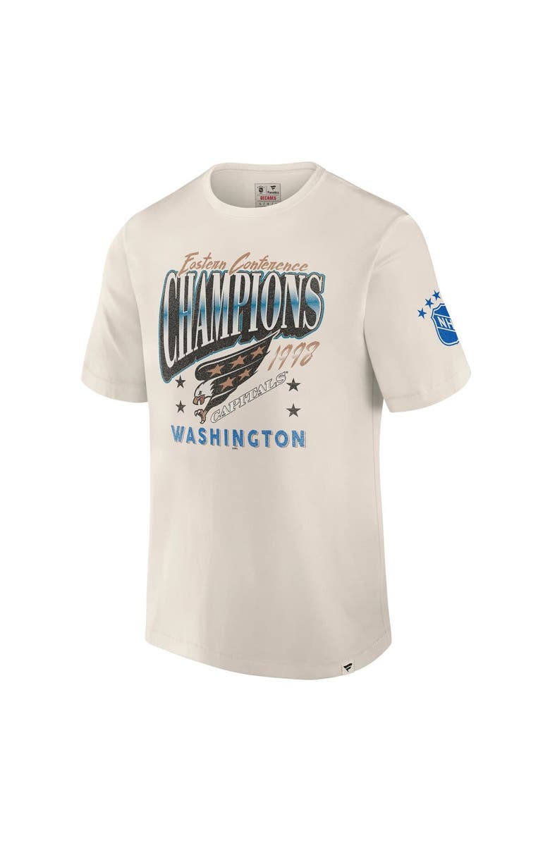 FANATICS Men's Fanatics White Washington Capitals Decades Collection Timeless T-Shirt, Alternate, color, White