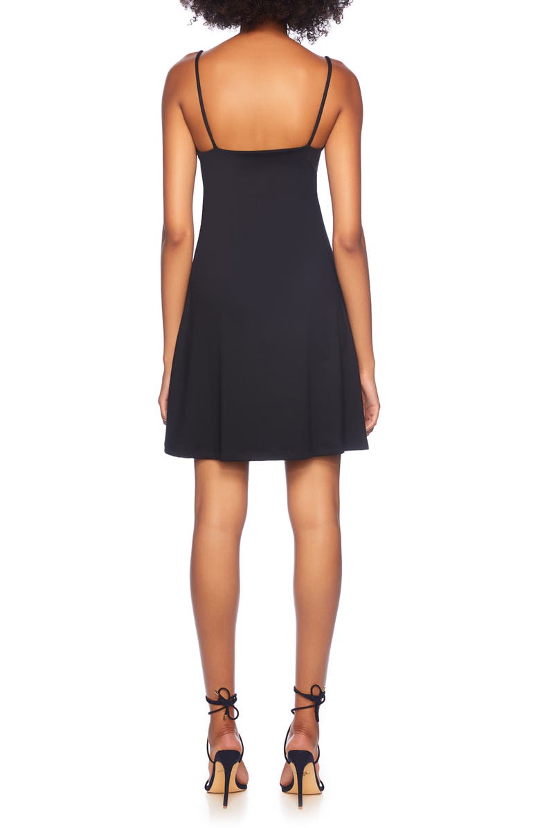 Susana Monaco Square Neck Fit & Flare Minidress, Alternate, color,