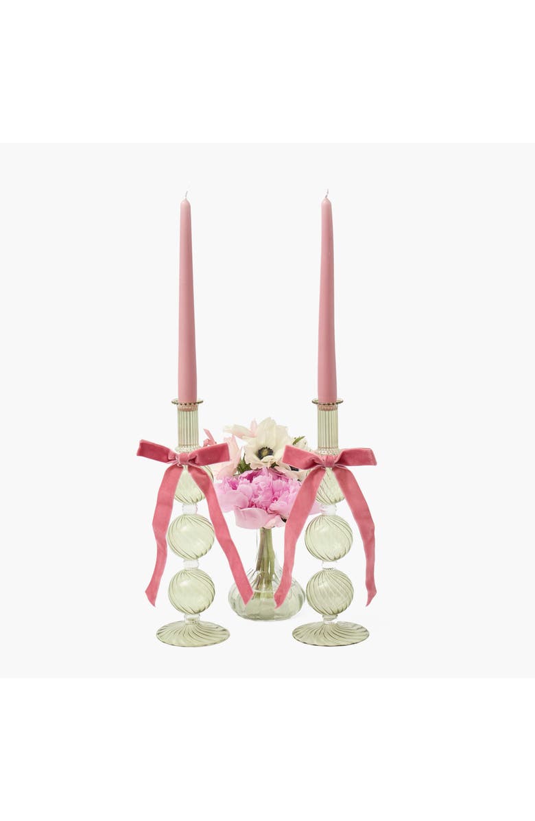 Mrs. Alice Camille Candle Holder, Main, color, Green