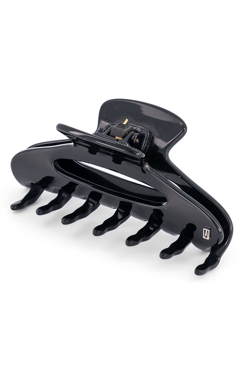 Alexandre de Paris Large Claw Clip, Alternate, color, Black