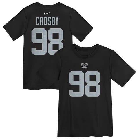Preschool Nike Maxx Crosby Black Las Vegas Raiders Player Name 
Number T-Shirt