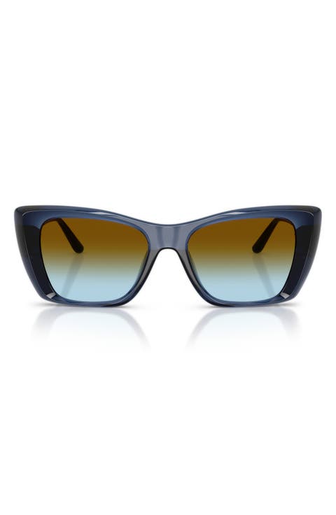 Tokyo 53mm Gradient Square Sunglasses