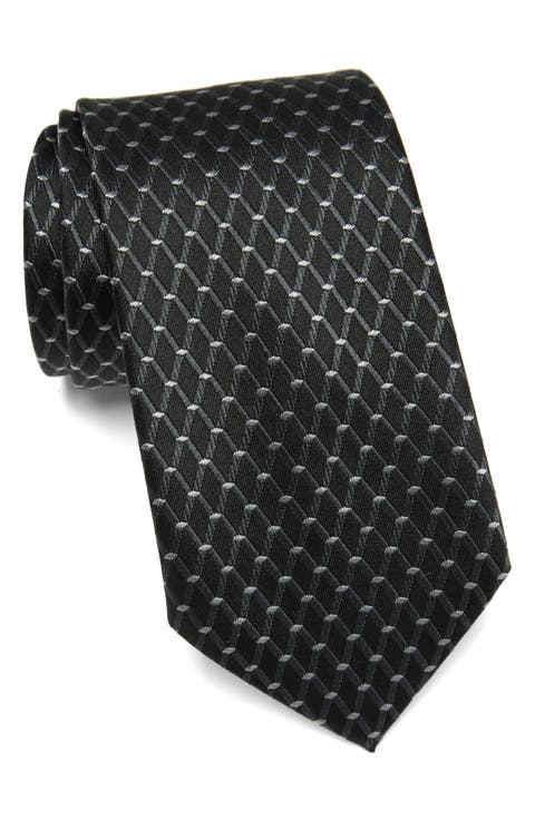 Neat Woven Silk Tie