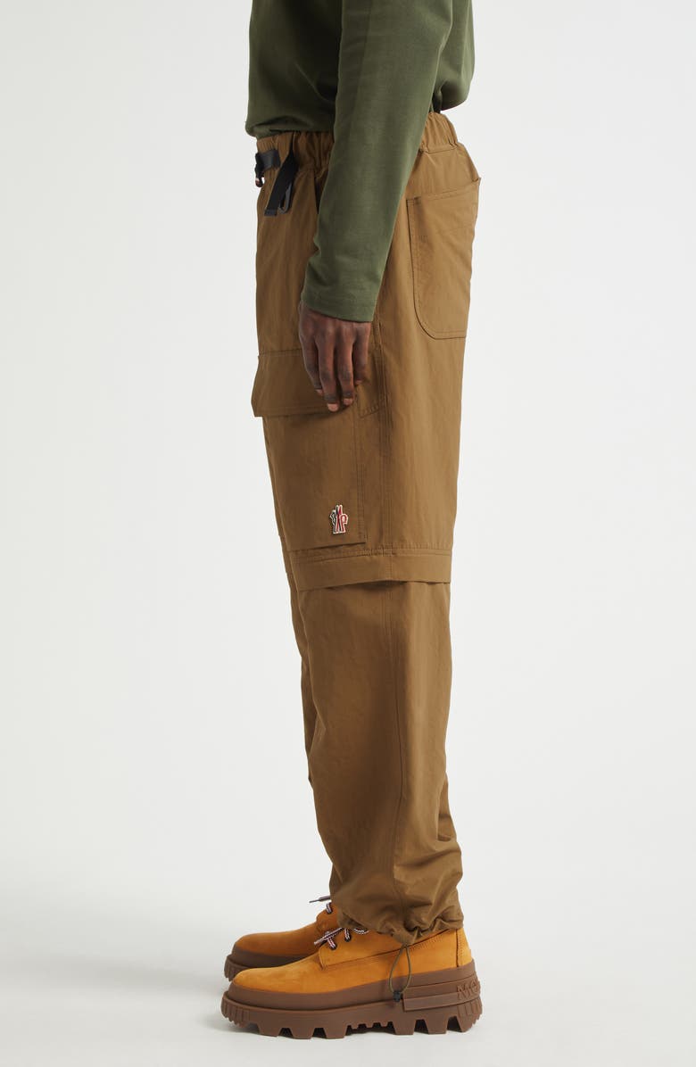 Moncler Ripstop Convertible Cargo Pants, Alternate, color, Urban Chic
