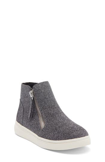 Harper Canyon Kids' Londyn Zip Sneaker Bootie In Gray