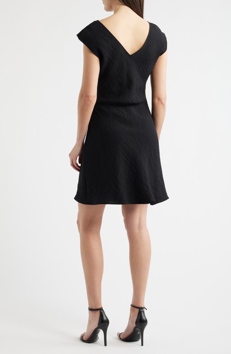 Sam Edelman Ruched Minidress, Alternate, color, Black