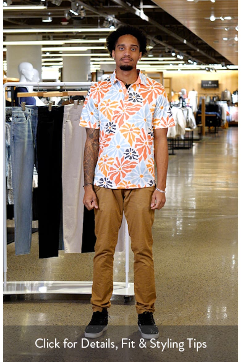Donald Floral Golf Polo video