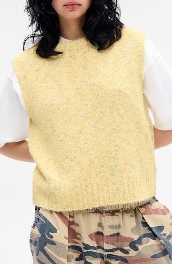 Bdg Urban Outfitters Arizona Nep Sweater Vest In Yellow