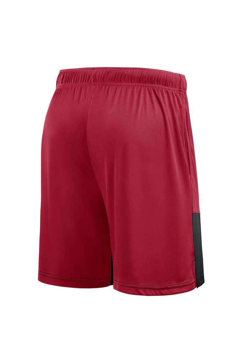Men's Fanatics Scarlet/Black San Francisco 49ers Big & Tall Best of the Best Performance Shorts, Alternate, color, Scarlet
