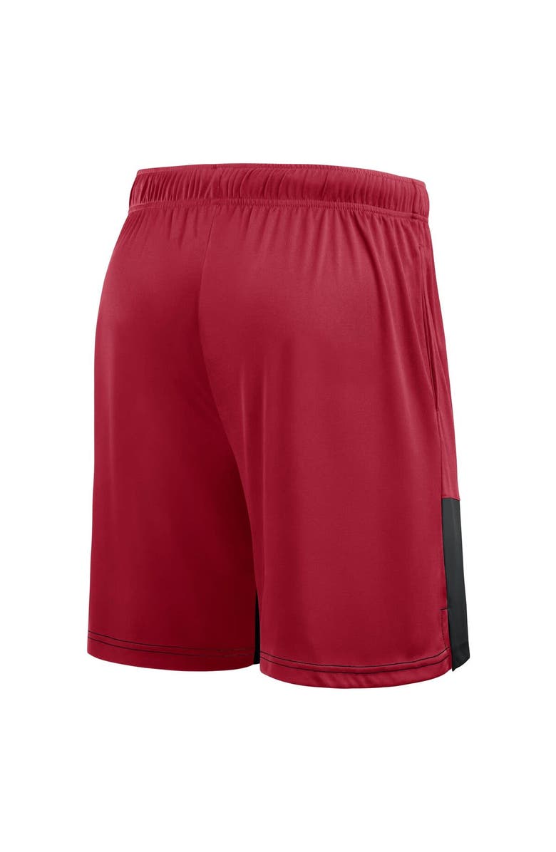 FANATICS Men's Fanatics Scarlet/Black San Francisco 49ers Big & Tall Best of the Best Performance Shorts, Alternate, color, Scarlet