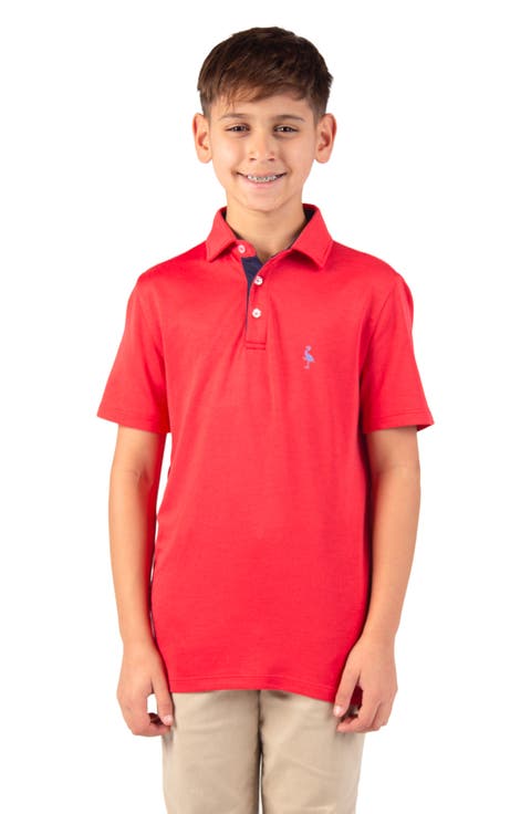 Kids' Solid Knit Polo (Big Kid)