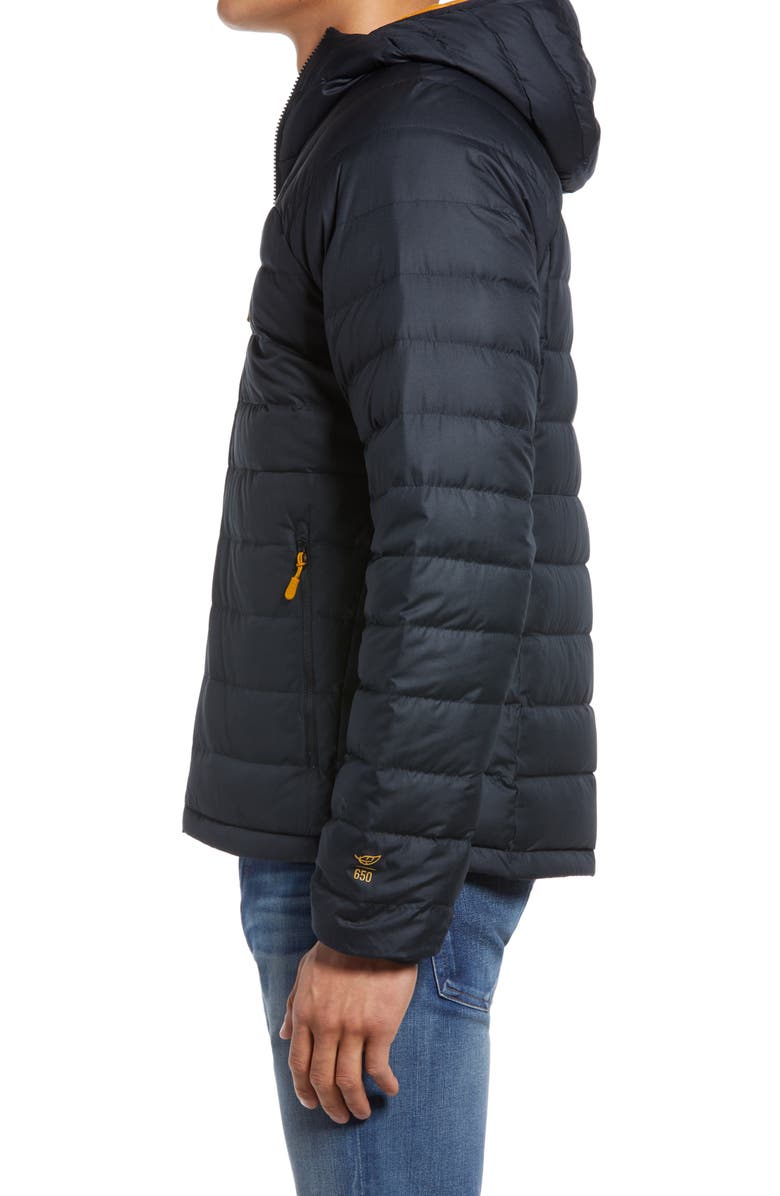 L.L.Bean Beans Down Hooded Jacket, Alternate, color, Black