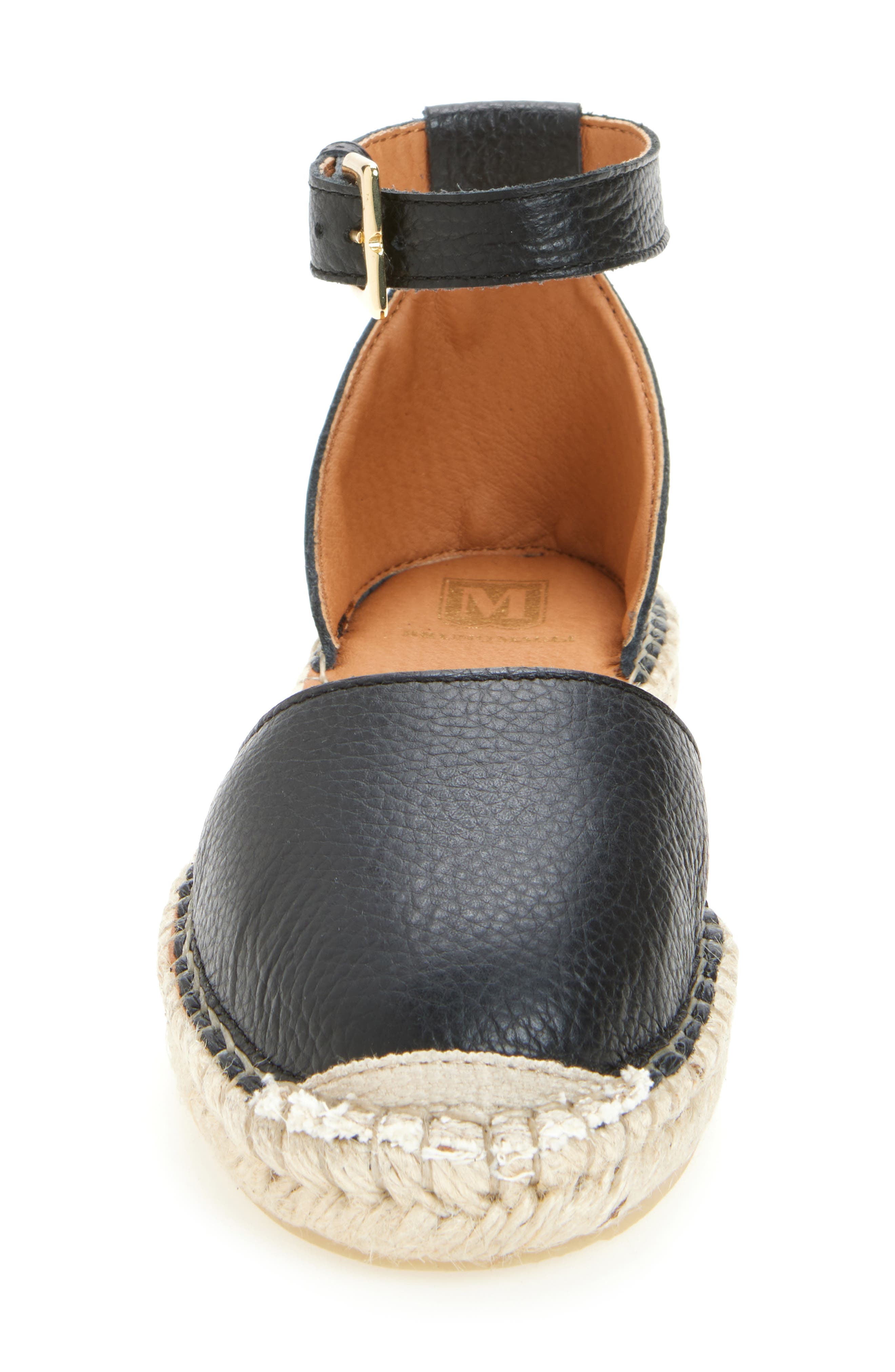 Bruno Magli Sabella Espadrille Sandal, Alternate, color, Black Pebbled
