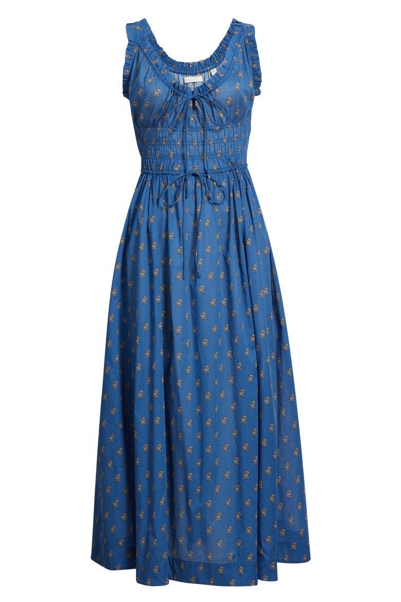 Emmaretta Sleeveless Tie Waist Maxi Dress, Alternate, color, EARTHA PAISLEY