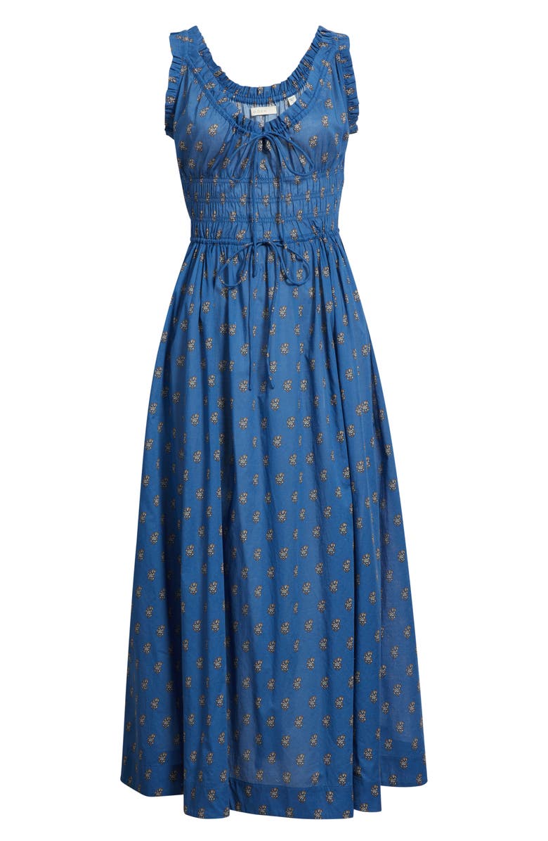 DÔEN Emmaretta Sleeveless Tie Waist Maxi Dress, Alternate, color, Eartha Paisley